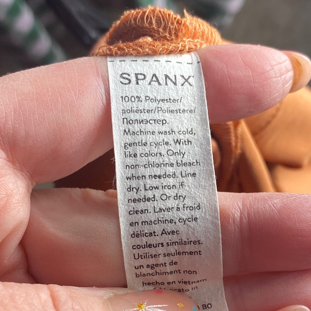 EUC SPANX coral Orange Wide-Leg elastic waist dress Pants 3x - Picture 11 of 11